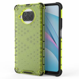 Хибриден гръб с ромбоидна шарка за Xiaomi Mi 10T Lite 5G - зелен