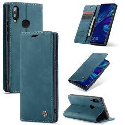 Калъф страничен flip марка CASEME за Huawei P Smart 2019 – тюркоазен