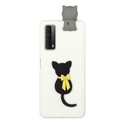 Силиконов гръб за Huawei P Smart 2021 - котка