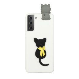 Силиконов гръб за Samsung Galaxy S21+ - котка