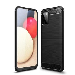 Силиконов гръб Rugged Armor за Samsung Galaxy A02s - черен