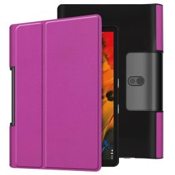 Кожен калъф за Lenovo Yoga Smart Tab - лилав