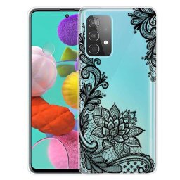 Силиконов гръб за Samsung Galaxy A32 5G - черна шарка