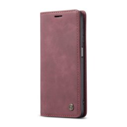 Калъф страничен flip марка CASEME за Samsung Galaxy A32 5G – винено червен