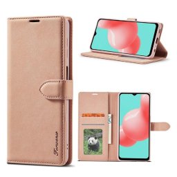 Кожен калъф страничен flip марка FORWENW за Samsung Galaxy A32 5G – розов
