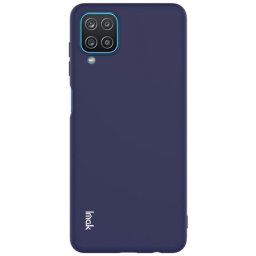 Силиконов гръб марка IMAK за Samsung Galaxy A12 - тъмно син