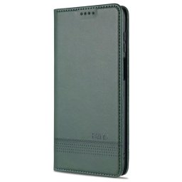 Кожен калъф страничен flip марка AZNS за Samsung Galaxy A12 – зелен