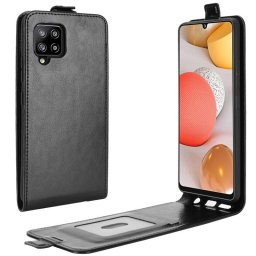 Кожен калъф flip за Samsung Galaxy A42 5G - черен