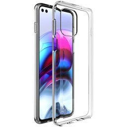 Силиконов гръб марка IMAK за Motorola Moto G100 - прозрачен