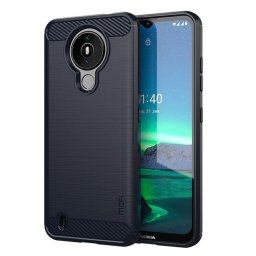 Силиконов гръб марка MOFI за Nokia 1.4 - тъмно син