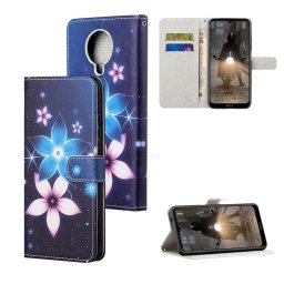 Калъф страничен флип за Nokia G10/G20 - две цветя