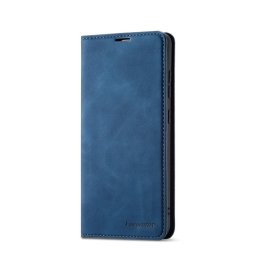 Кожен калъф страничен flip марка FORWENW за Samsung Galaxy A52/A52s 5G – син
