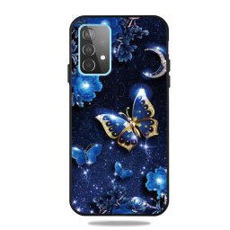 Силиконов гръб за Samsung Galaxy A32 5G - синя пеперуда