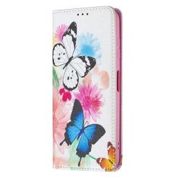 Калъф страничен флип за Nokia G10/G20 - две пеперуди