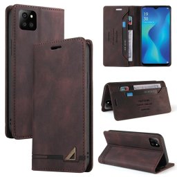 Кожен калъф страничен flip марка GQ.UTROBE за Samsung Galaxy A22 5G – кафяв