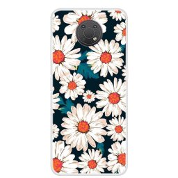 Силиконов гръб за Nokia G10/G20 - бели цветя