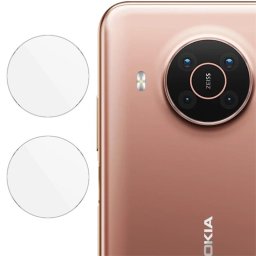 Два броя удароустойчив стъклен протектор за камера марка IMAK за Nokia X10/X20