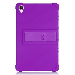 Силиконов гръб със стойка за Lenovo Tab M8 8705/8505 - лилав