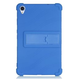 Силиконов гръб със стойка за Lenovo Tab M8 8705/8505 - син