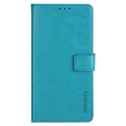Калъф тип портмоне марка IDEWEI за Nokia G10/G20 - светло син