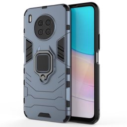 Хибриден гръб със стойка за Huawei Nova 8i - стоманено син