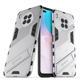 Хибриден гръб със стойка марка BIBERCAS за Huawei Nova 8i - бял