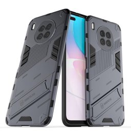 Хибриден гръб със стойка марка BIBERCAS за Huawei Nova 8i - стоманено сив