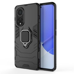 Хибриден гръб със стойка за Huawei Nova 9 - черен