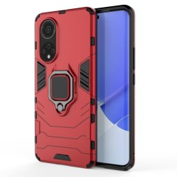 Хибриден гръб със стойка за Huawei Nova 9 - червен
