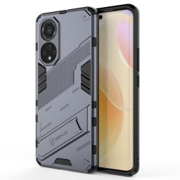 Хибриден гръб със стойка марка BIBERCAS за Huawei Nova 9 - стоманено сив