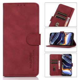 Калъф тип портмоне марка KHAZNEH за Nokia G50 5G - винено червен
