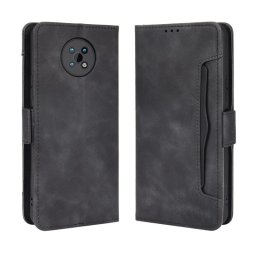 Кожен калъф тип портмоне с магнитно закопчаване за Nokia G50 5G - черен