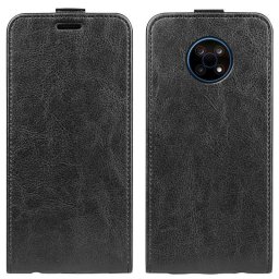 Кожен калъф flip за Nokia G50 5G - черен