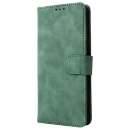 Кожен калъф страничен flip за Huawei Nova 8i – зелен