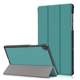 Кожен калъф със сгъващ се капак за Lenovo Tab M10 2nd Gen TB-X306F / TB-X306X - тюркоазен