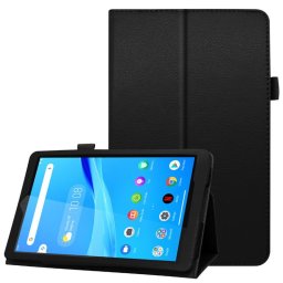 Кожен калъф за Lenovo Tab M8 TB-8505f/TB-8506f - черен