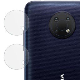 Два броя удароустойчив стъклен протектор за камера марка IMAK за Nokia G10