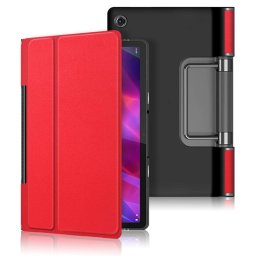 Кожен калъф за Lenovo Yoga Tab 11 - червен