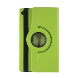 Кожен калъф за Lenovo Tab M10 2nd Gen TB-X306F / TB-X306X с въртяща поставка - зелен