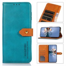 Кожен калъф тип портмоне марка KHAZNEH за Huawei Nova 9 - светло син