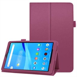 Кожен калъф за Lenovo Tab M8 TB-8505f/TB-8506f - лилав