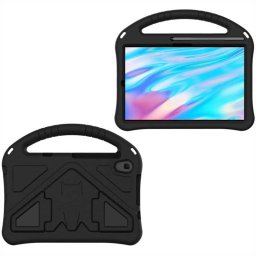 Силиконов гръб със стойка и дръжка за Lenovo Tab M8 TB-8505f/TB-8506f - черен