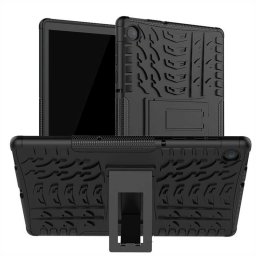 Двупластов гръб със стойка за Lenovo Tab M10 FHD Plus - черен