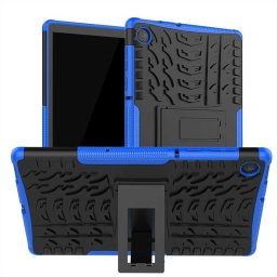 Двупластов гръб със стойка за Lenovo Tab M10 FHD Plus - син