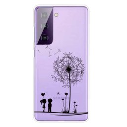Силиконов гръб за Samsung Galaxy S21 FE - глухарче