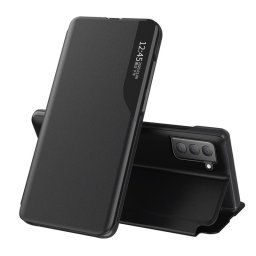 Тънък кожен калъф за Samsung Galaxy S21 FE – черен