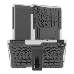 Двупластов гръб със стойка за Lenovo Tab M8 TB-8506f - бял