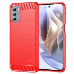 Силиконов гръб Rugged Armor за Motorola Moto G31 - червен
