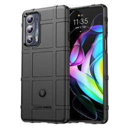 Подсилен силиконов гръб за Motorola Edge 20 - черен