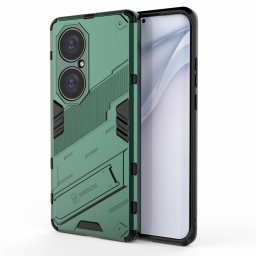 Хибриден гръб със стойка марка BIBERCAS за Huawei P50 Pro - зелен металик